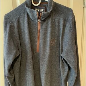 Gear shirt with zipper for men, size L